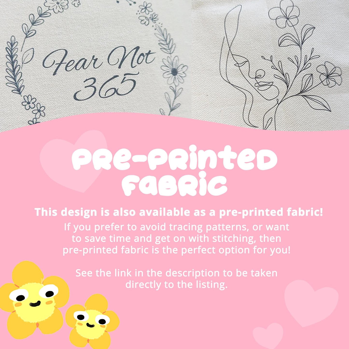 Easter Bunny Ears Embroidery Pattern