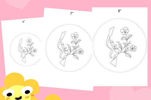 How to use a digital download for hand embroidery