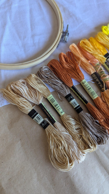 Autumn Embroidery Thread Set 21pk