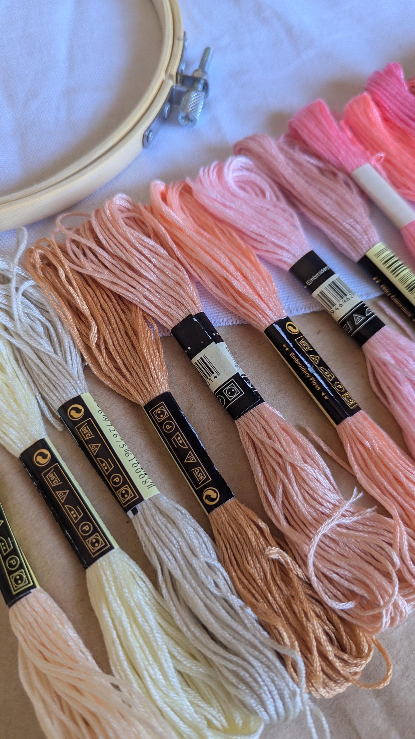 Pink Embroidery Thread Set 14pk