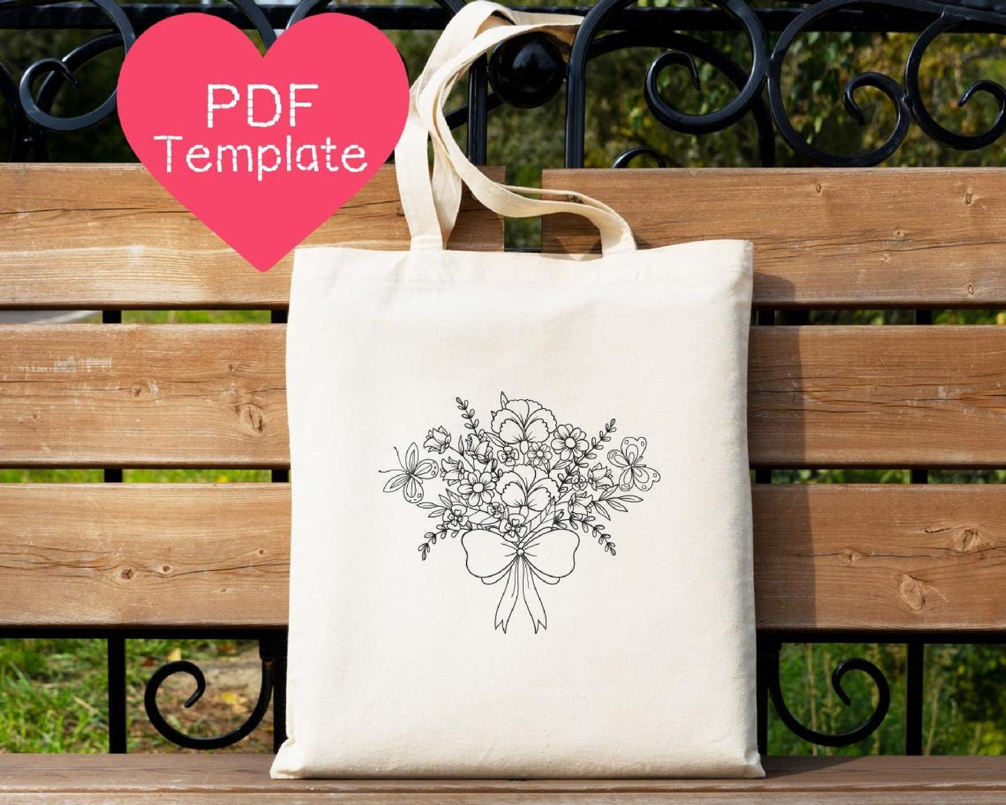Floral Bouquet Embroidery Pattern