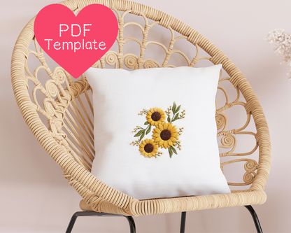 Sonnenblumen-Stickmuster