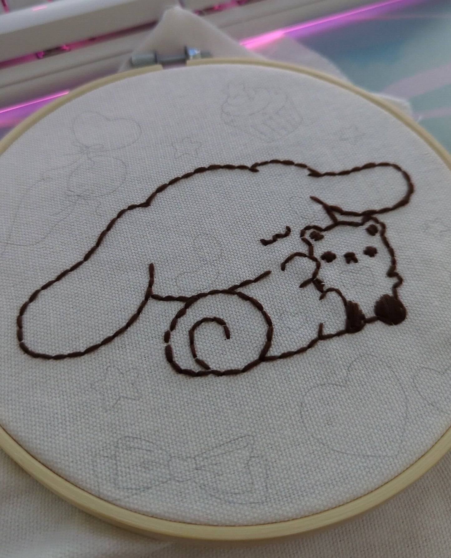 Cinnamoroll Embroidery Pattern