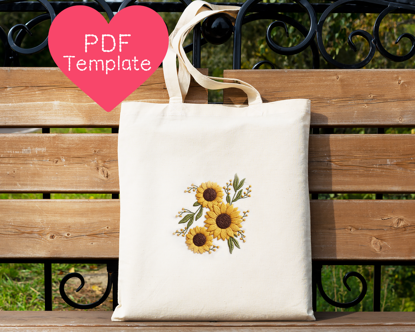 Sonnenblumen-Stickmuster