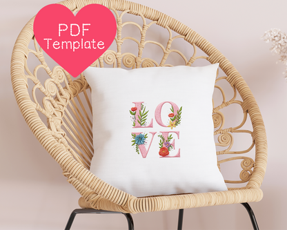 Valentine's Day Embroidery Pattern Bundle 10 Pack