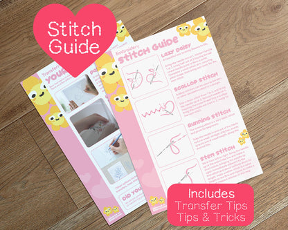 Cozy Reader Embroidery Pattern