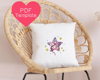 Infinity Nikki Whimstar Embroidery Pattern