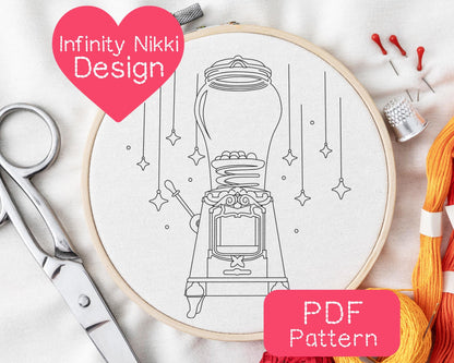 Infinity Nikki Surprise-O-Matic Embroidery Pattern