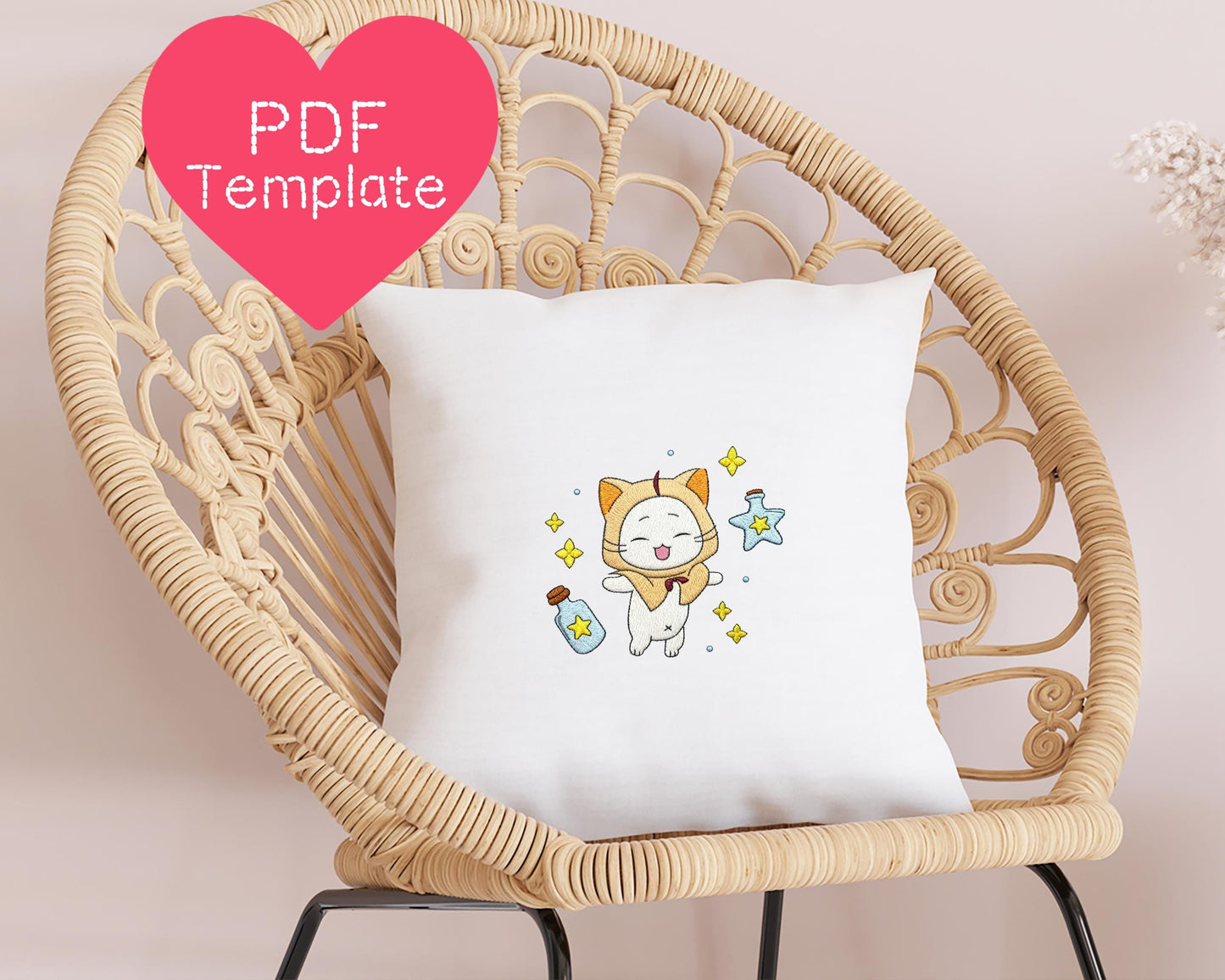 Infinity Nikki Momo Embroidery Pattern