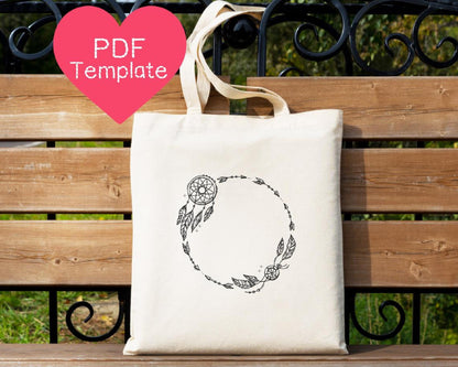 Dreamcatcher Embroidery Pattern