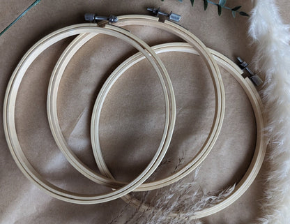 7" Wooden Embroidery Hoop