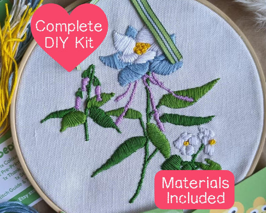 Genshin Impact Liyue Hand Embroidery - Complete Starter Kit 7"