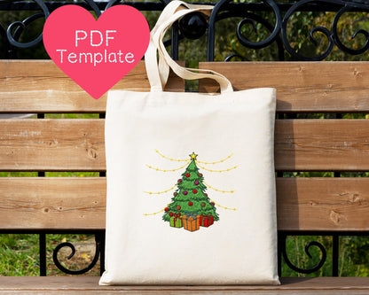 Christmas Tree Embroidery Pattern