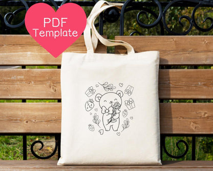 Teddybear Embroidery Pattern