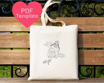 Japanese Envelope Embroidery Pattern