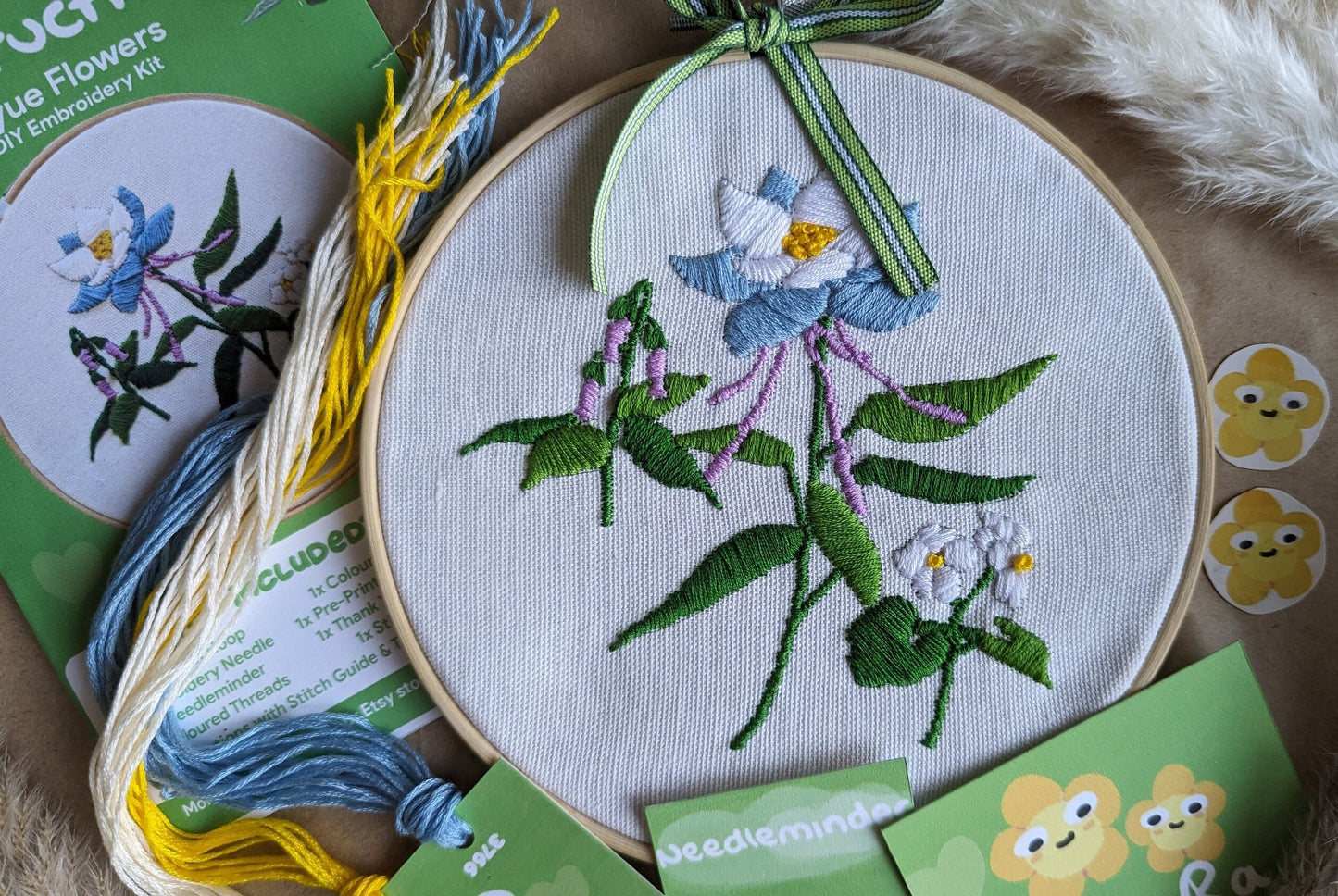 Genshin Impact Liyue Hand Embroidery - Complete Starter Kit 7"