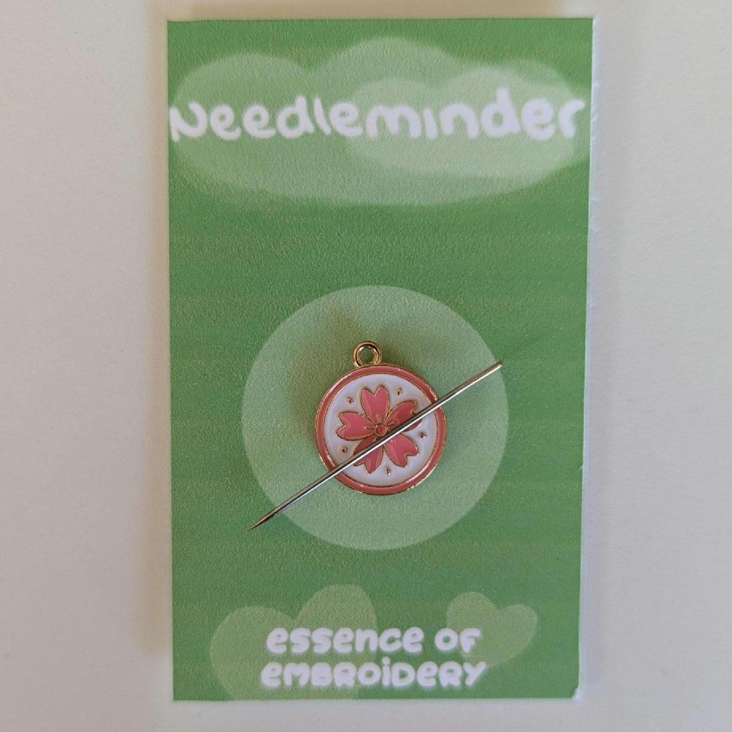 Pink Sakura Magnetic Needle Holder