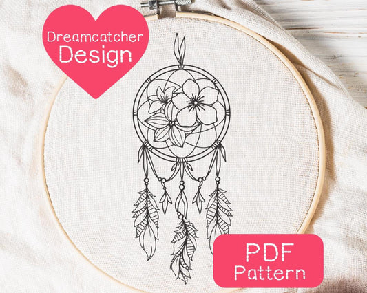 Dreamcatcher Embroidery Pattern