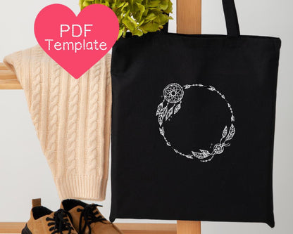 Dreamcatcher Embroidery Pattern