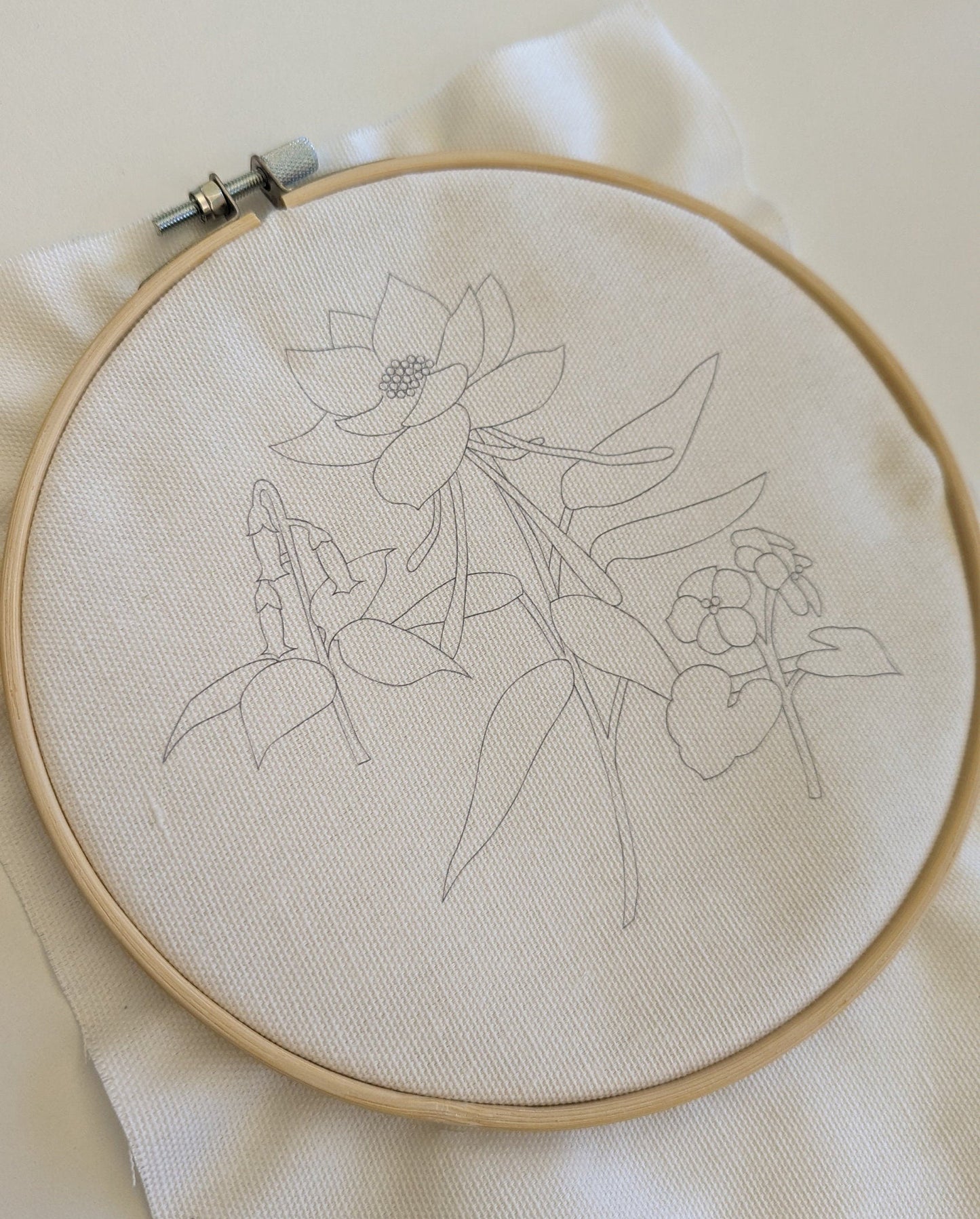 Genshin Impact Liyue Flowers Embroidery Pattern