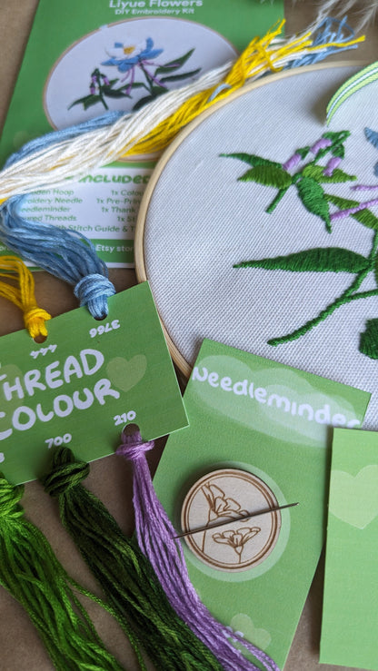 Genshin Impact Liyue Hand Embroidery - Complete Starter Kit 7"