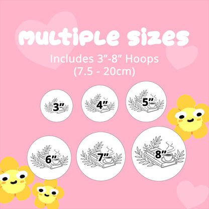 A-Z Floral Alphabet Embroidery Pattern Bundle