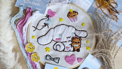 Cinnamoroll Hand Embroidery - Complete Starter Kit 7"