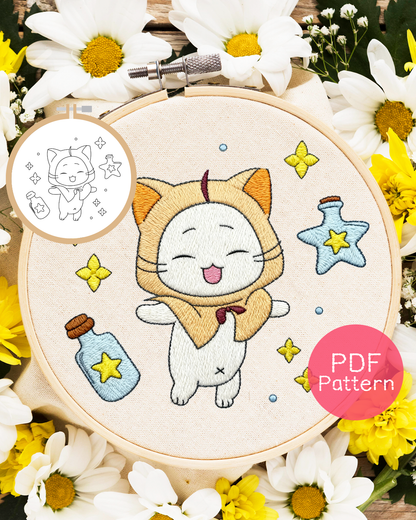 Infinity Nikki Momo Embroidery Pattern
